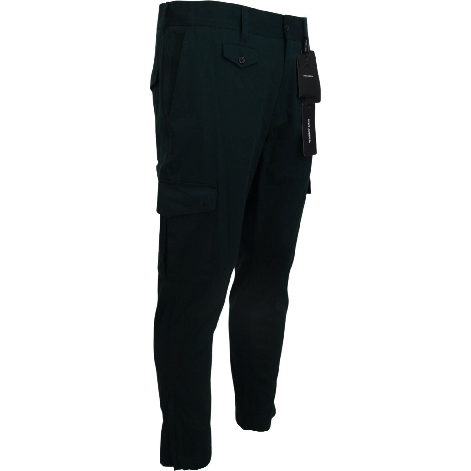 بنطلون جينز ضيق أنيق باللون الأخضر من دولتشي آند غابانا