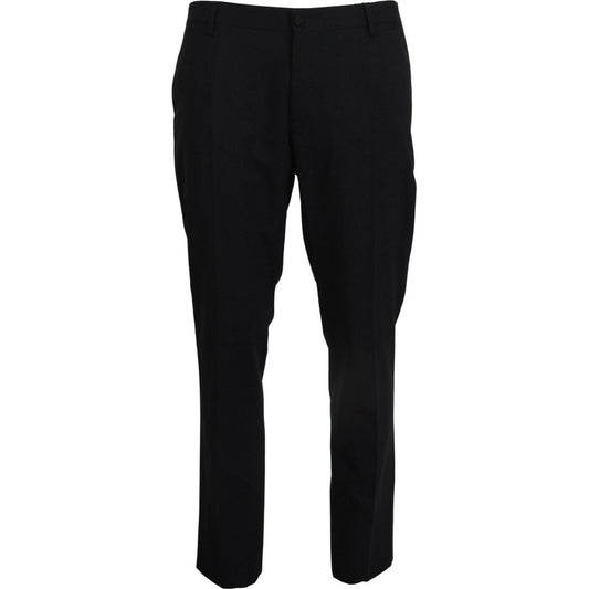 Dolce & Gabbana Gray Wool Stretch Dress Formal Slim Fit Pant PAN74567- 50