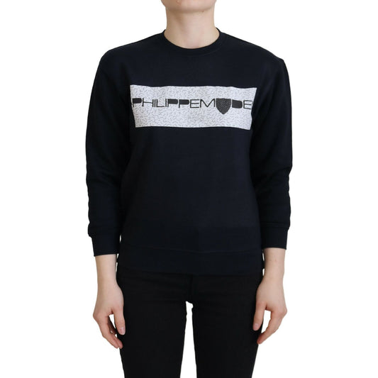 Philippe Model Black Printed Long Sleeves Pullover Sweater TSH83276-38