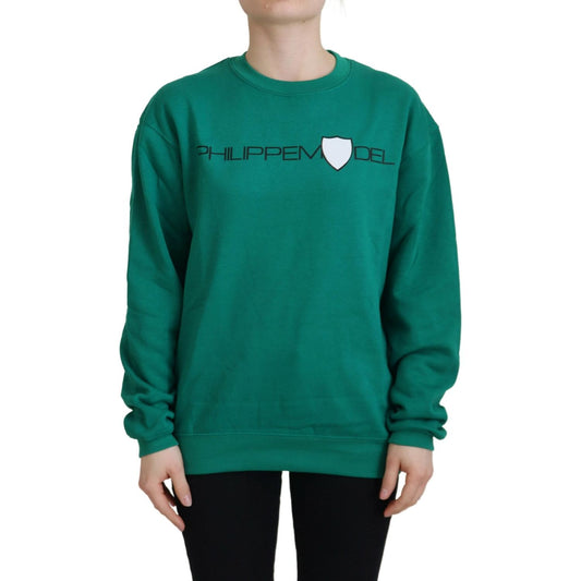 Philippe Model Green Printed Long Sleeves Pullover Sweater TSH83280-38