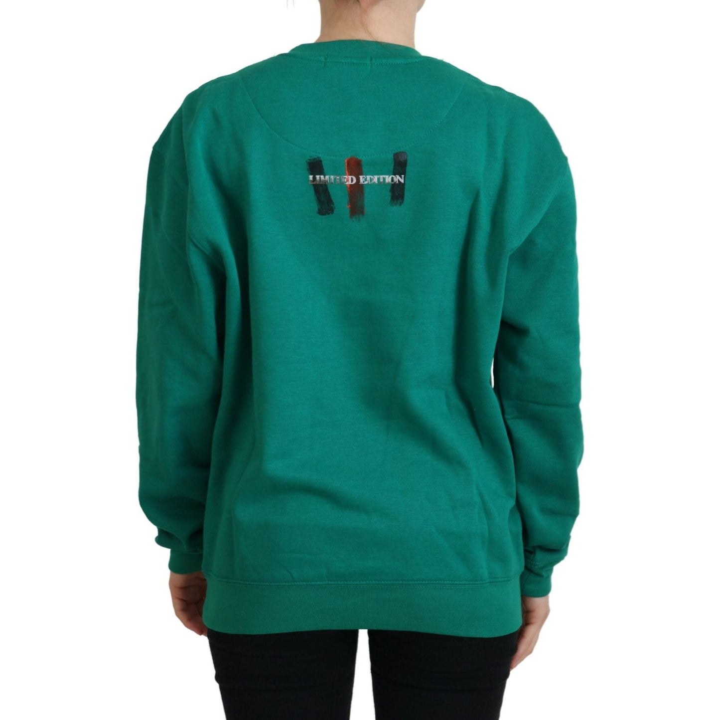 Philippe Model Green Printed Long Sleeves Pullover Sweater TSH83280-38