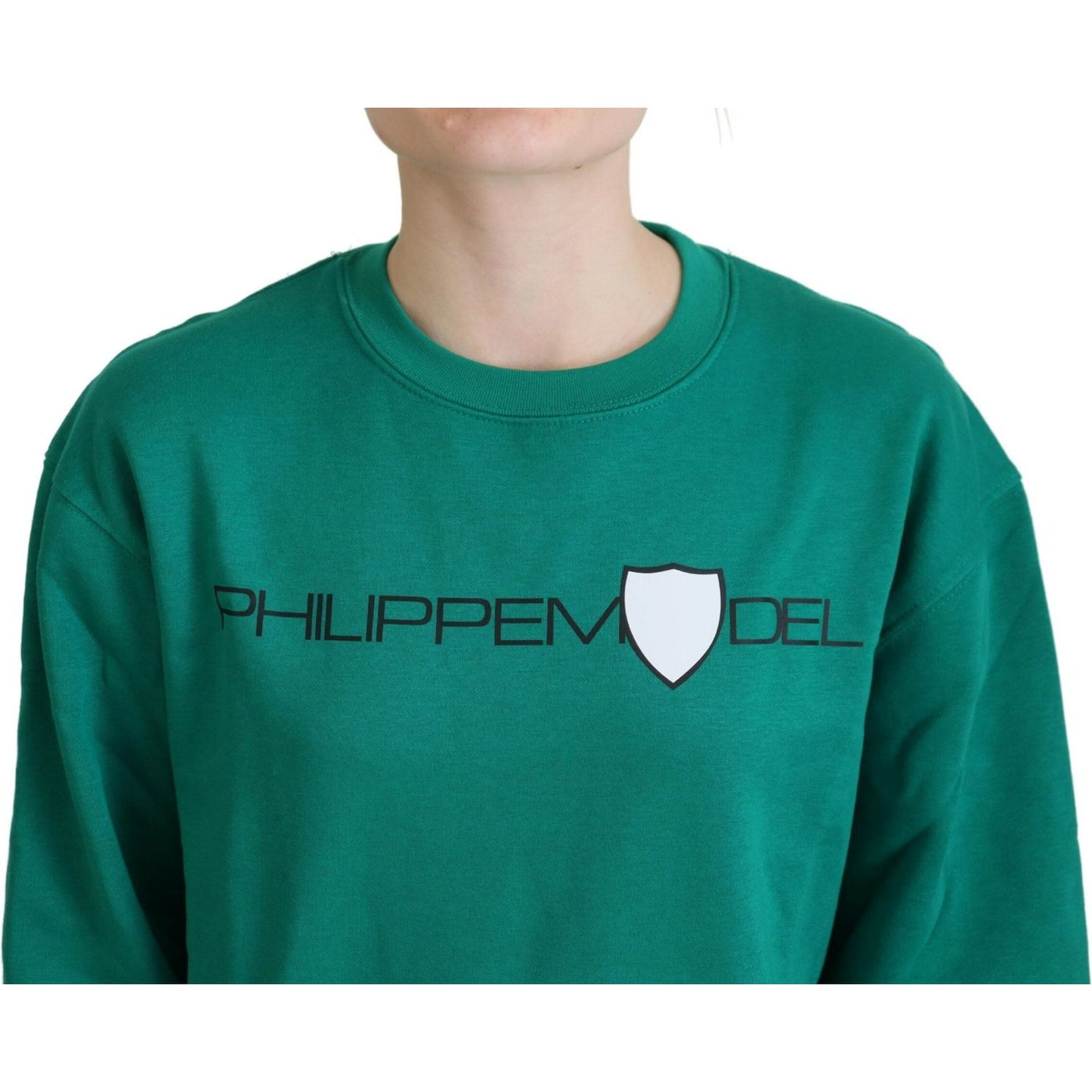 Philippe Model Green Printed Long Sleeves Pullover Sweater TSH83280-38