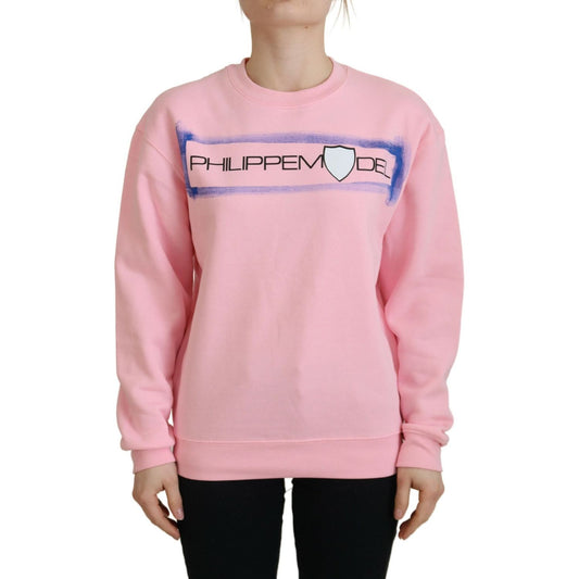 Philippe Model Pink Printed Long Sleeves Pullover Sweater TSH83283 - 38