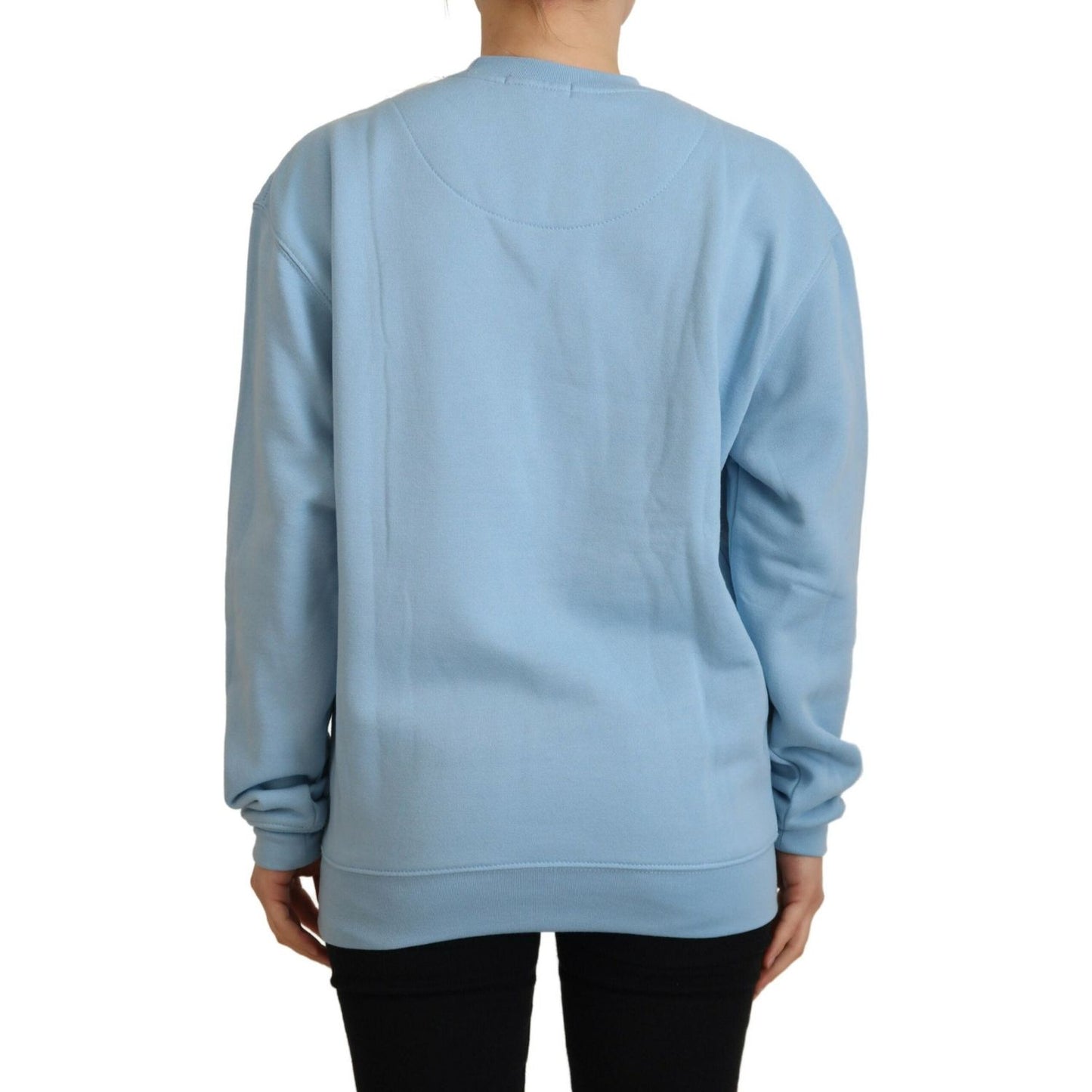 Philippe Model Light Blue Logo Printed Long Sleeves Sweater TSH83288-46
