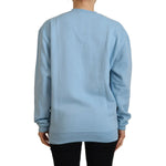 Philippe Model Light Blue Logo Printed Long Sleeves Sweater TSH83288-46