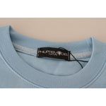 Philippe Model Light Blue Logo Printed Long Sleeves Sweater TSH83288-46