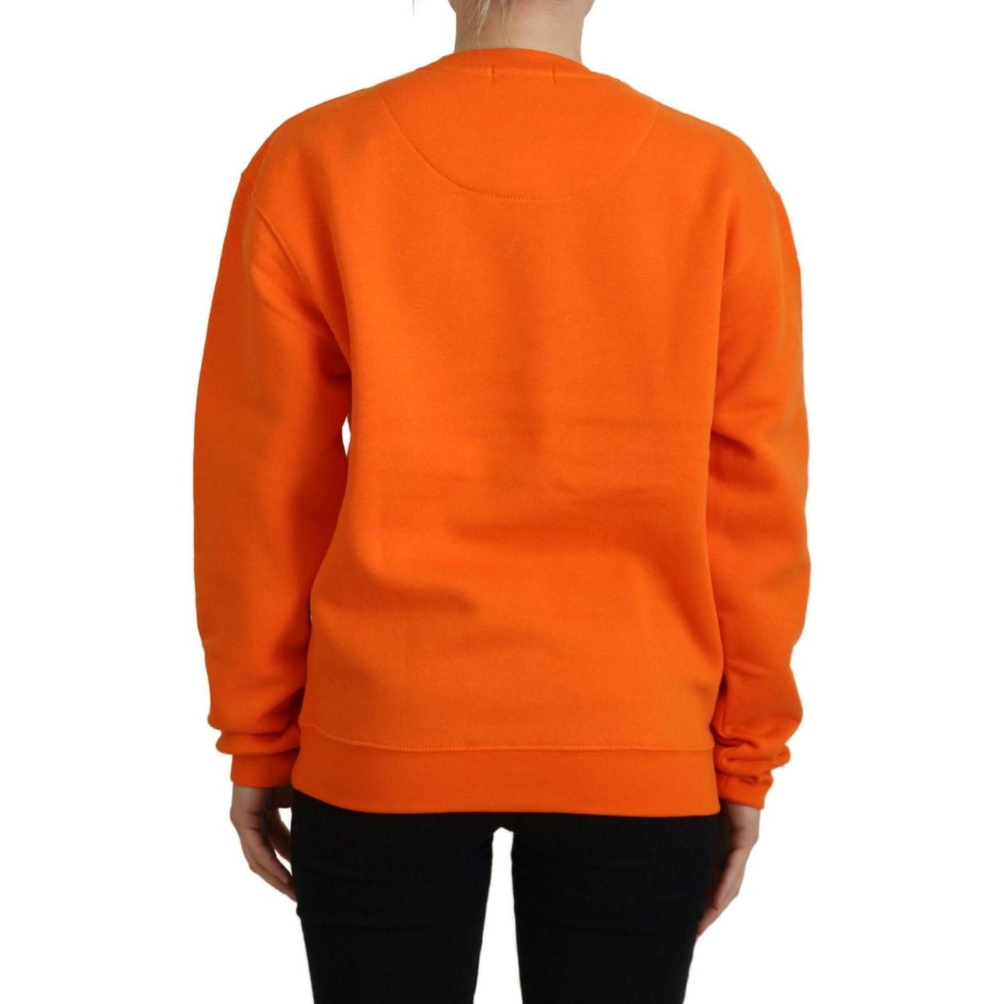 Philippe Model Orange Printed Long Sleeves Pullover Sweater TSH83290-40