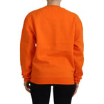 Philippe Model Orange Printed Long Sleeves Pullover Sweater TSH83290-40