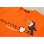 Philippe Model Orange Printed Long Sleeves Pullover Sweater TSH83290-40