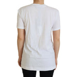 Dolce & Gabbana White #dgfamily Crewneck Cotton T-shirt TSH8067- 38