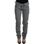 Care Label Gray Washed Cotton Skinny Women Casual Denim Jeans PAN72684- 28