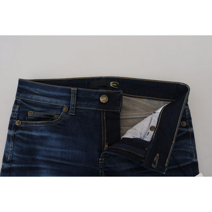 Just Cavalli Blue Cotton Women Casual Denim Jeans