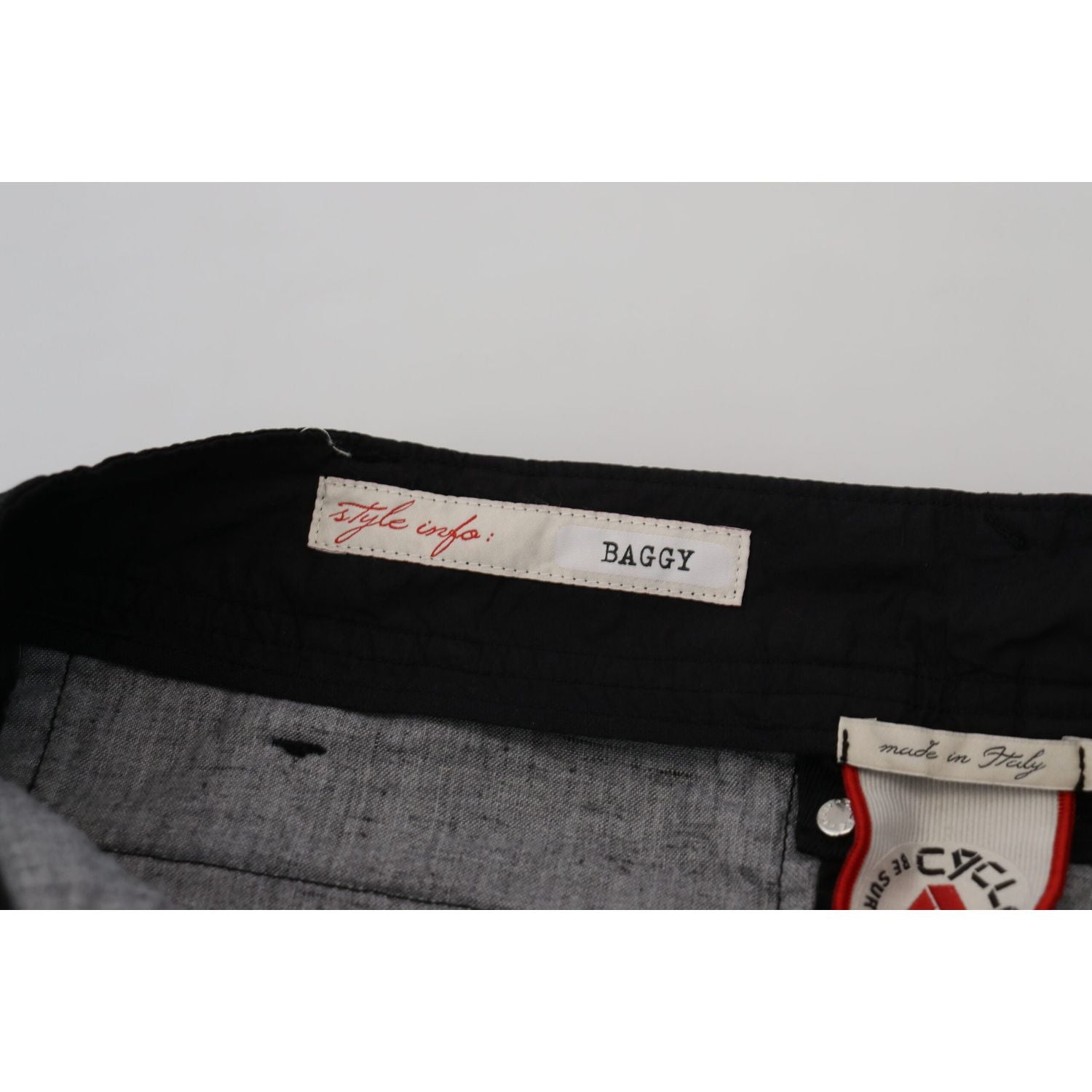 بنطلون CYCLE أنيق من القطن باللون الأسود