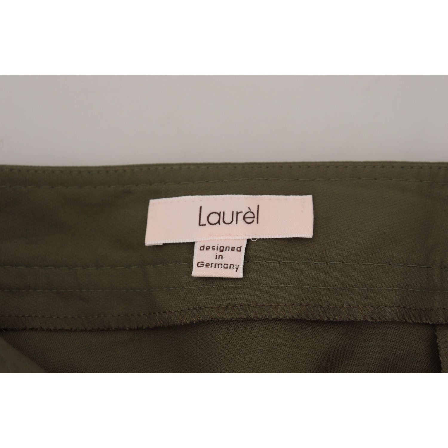 بنطلون LAUREL الأخضر الأنيق ذو الخصر المدبب - ملابس يومية أنيقة