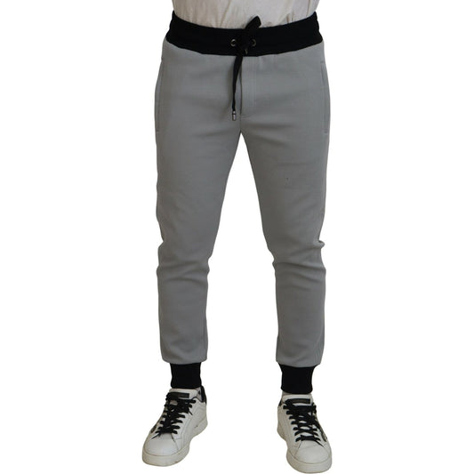 Dolce & Gabbana Gray Polyester Sweatpants Jogger Pants PAN74798-48
