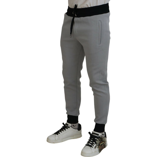 Dolce & Gabbana Gray Polyester Sweatpants Jogger Pants PAN74798-48