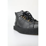 Dolce & Gabbana Elegant Ankle Boots with Silver Chain Detail Dolce & Gabbana Lavender