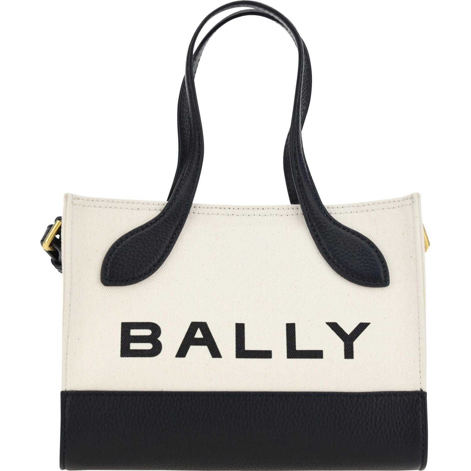 حقيبة يد صغيرة من الجلد بلون متباين من Bally Chic