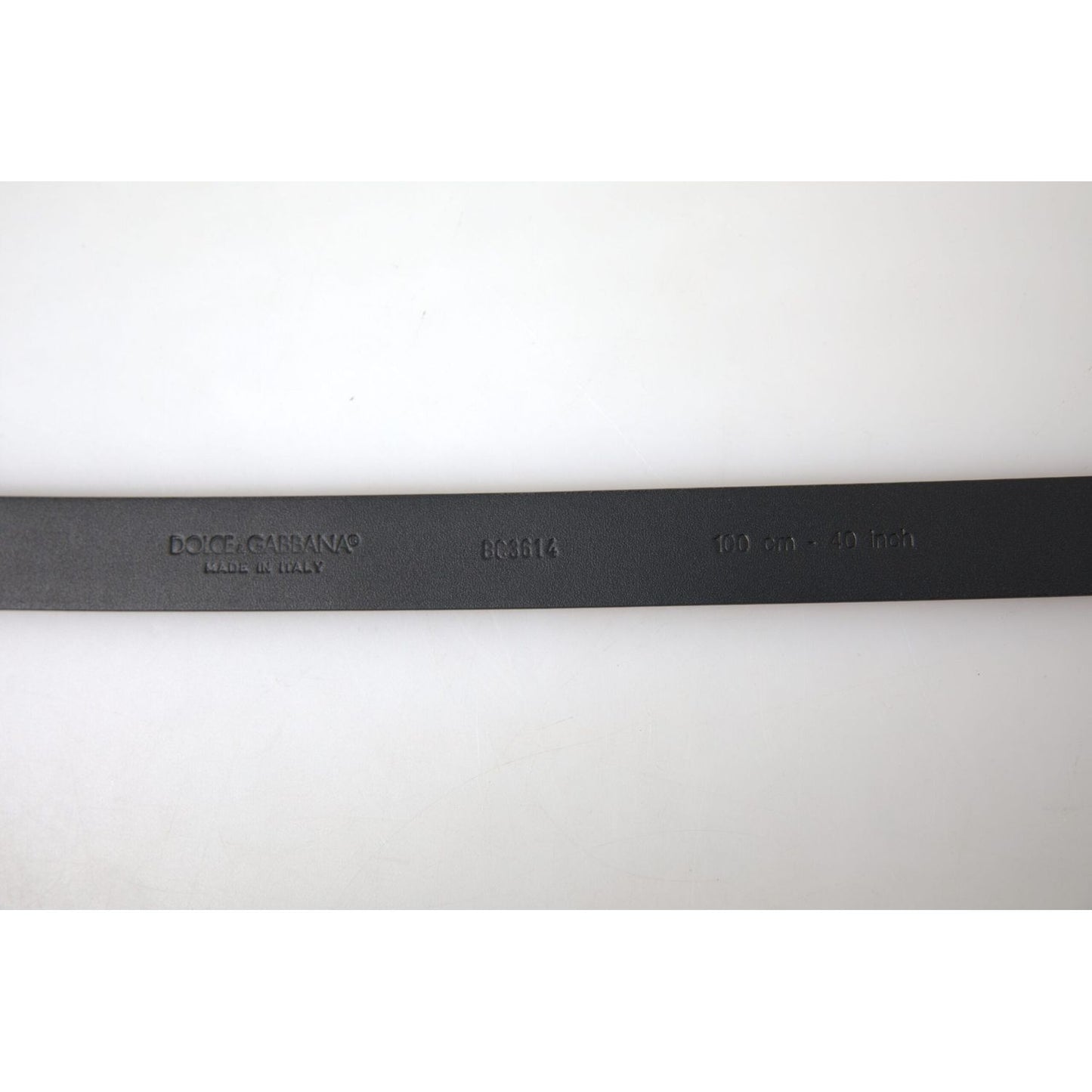 Dolce & Gabbana Bordeaux Leather Silver Metal Buckle Belt