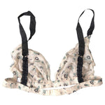 Costume National Beige Floral Underwear Bikini Bra BIK1645-IT1