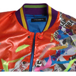 Dolce & Gabbana Orange Polyester Button Blouson Jacket TSH84193-46