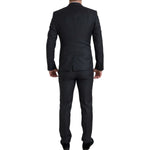 Dolce & Gabbana Black 3 Piece Single Breasted MARTINI Suit KOS2181-46