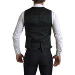 Dolce & Gabbana Black 3 Piece Single Breasted MARTINI Suit KOS2181-46