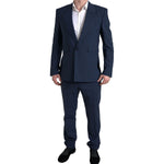 Dolce & Gabbana Blue 2 Piece Single Breasted SICILIA Suit KOS2183-52