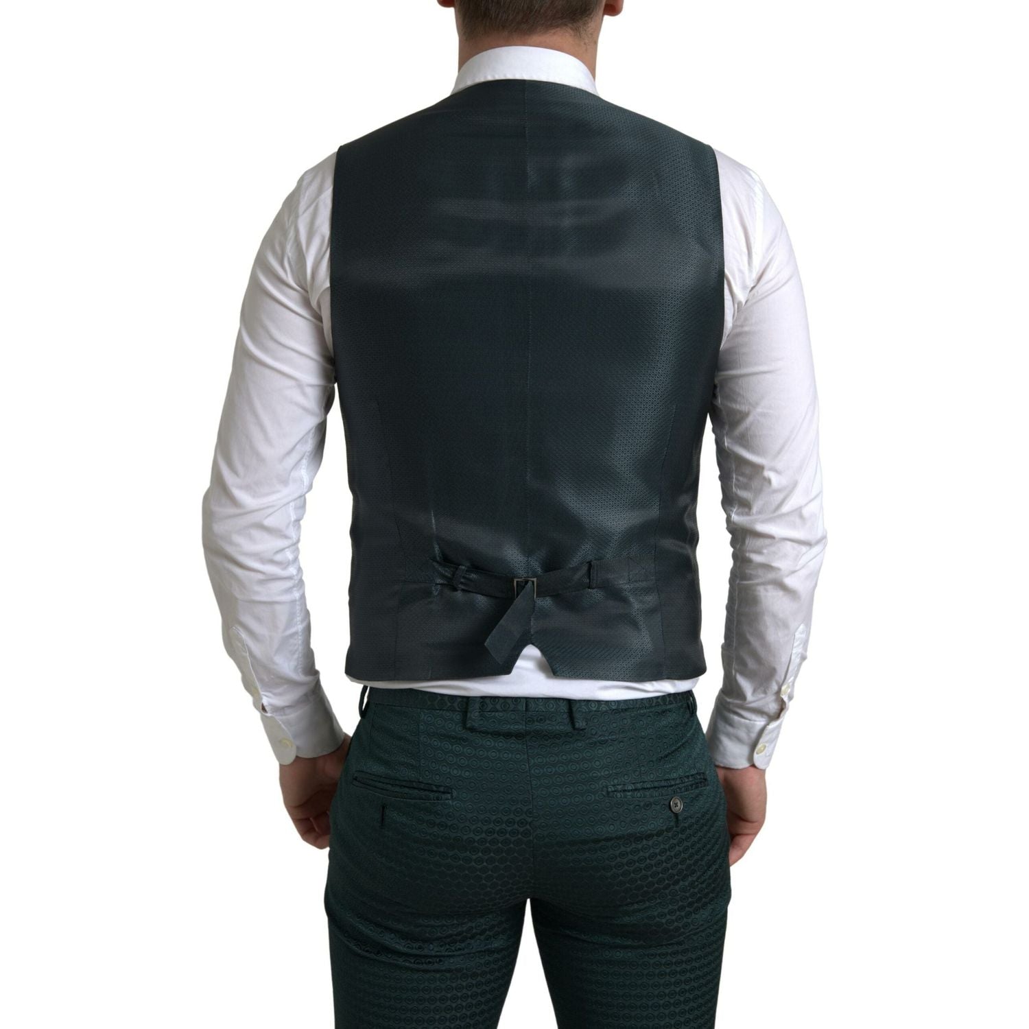 بدلة دولتشي آند غابانا إميرالد إليجانس بقصّة Slim Fit من ثلاث قطع