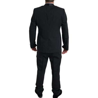 Dolce & Gabbana Black 2 Piece Single Breasted MARTINI Suit