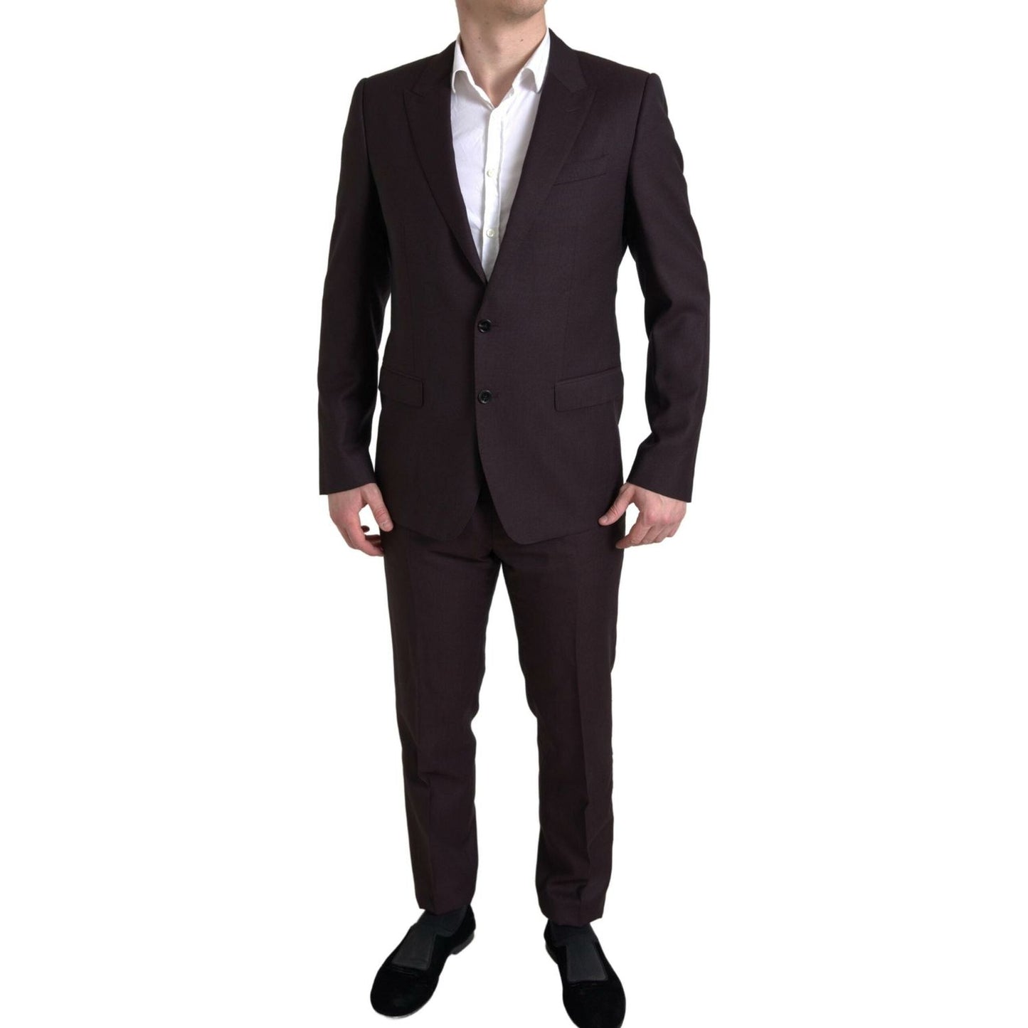Dolce & Gabbana Maroon 2 Piece Single Breasted MARTINI Suit KOS2195-52