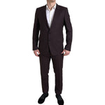 Dolce & Gabbana Maroon 2 Piece Single Breasted MARTINI Suit KOS2195-52