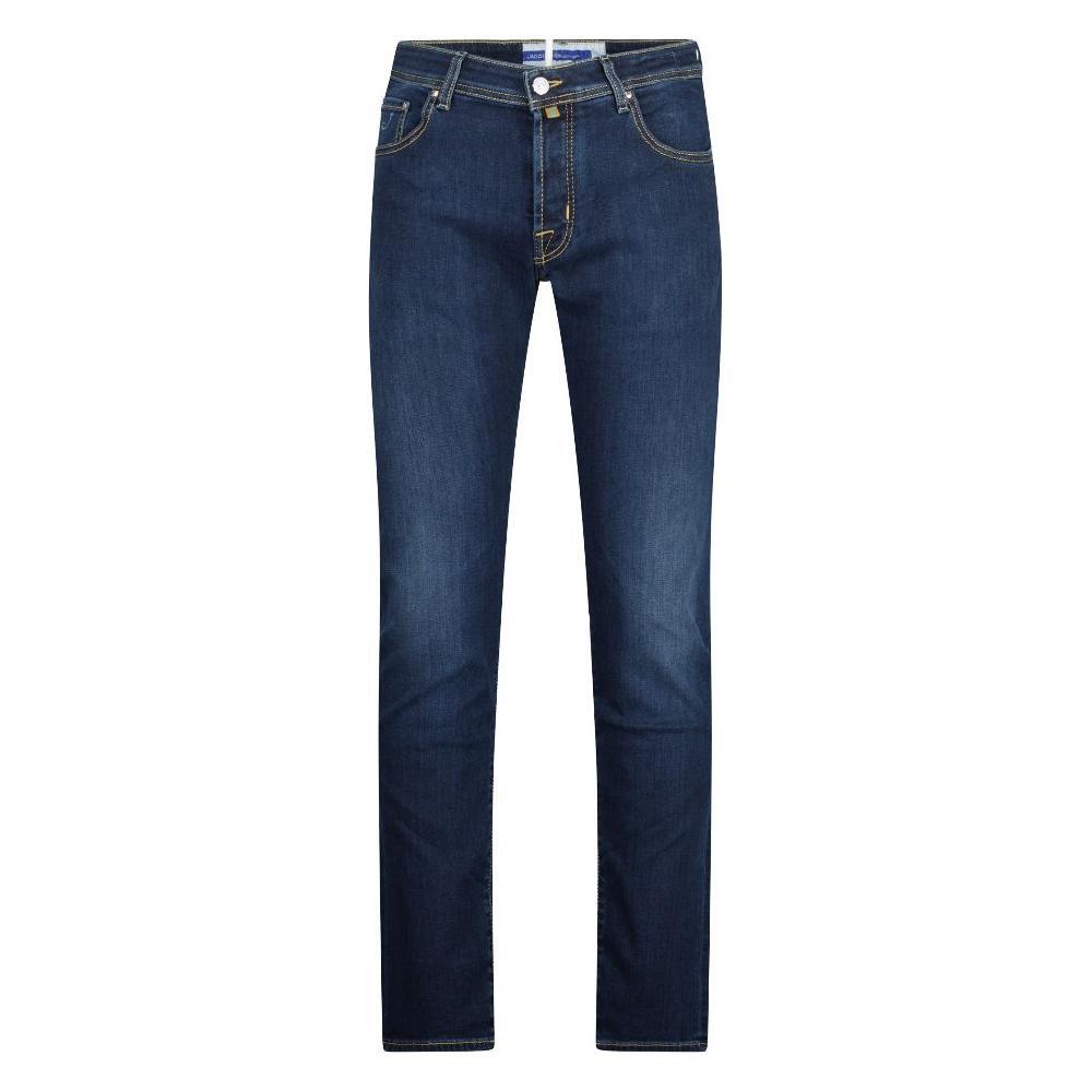 Jacob Cohen Elegant Slim Fit Dark Blue Jeans JA-11666-37