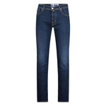 Jacob Cohen Elegant Slim Fit Dark Blue Jeans JA-11666-37