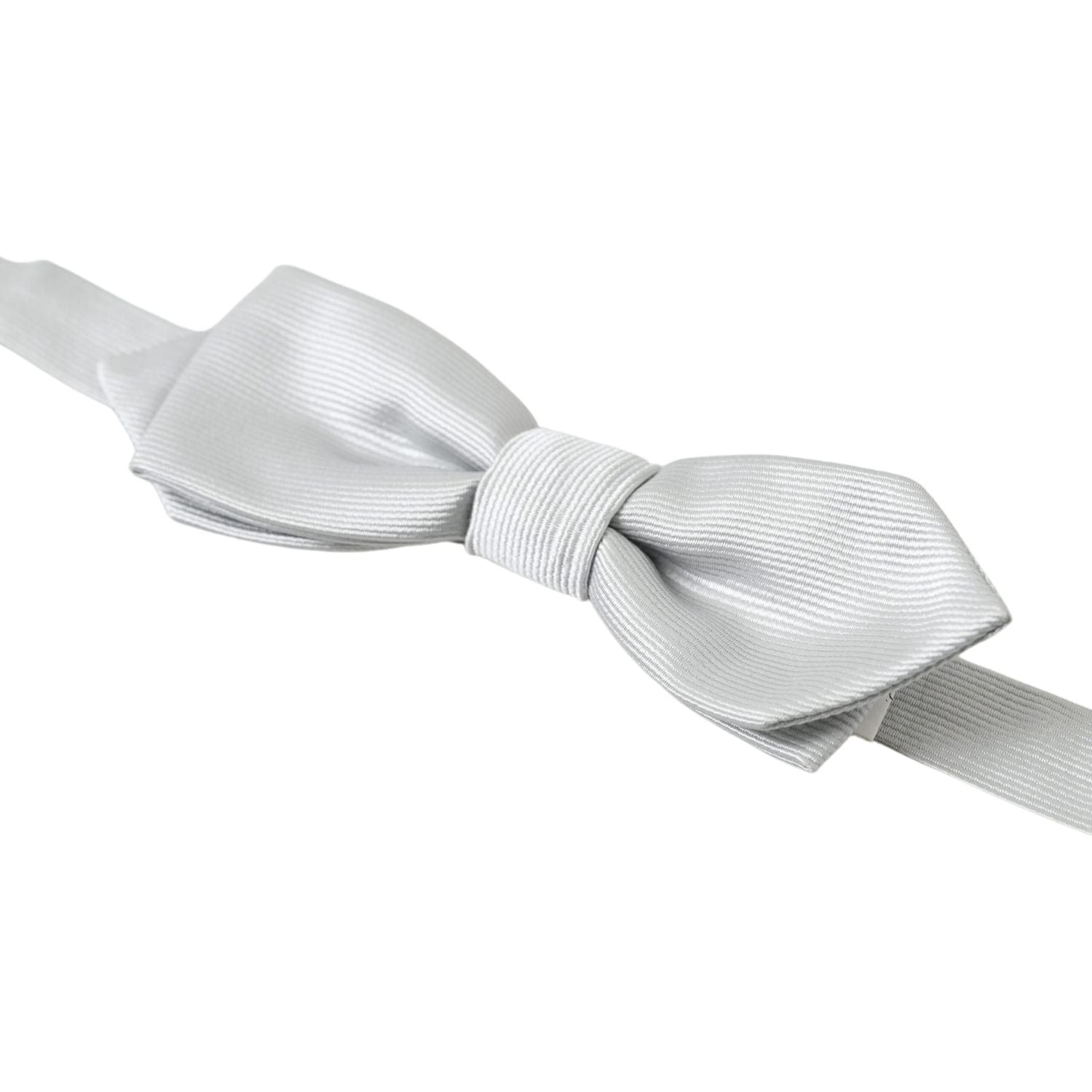 ربطة عنق أنيقة من الحرير باللون الرمادي من دولتشي آند غابانا