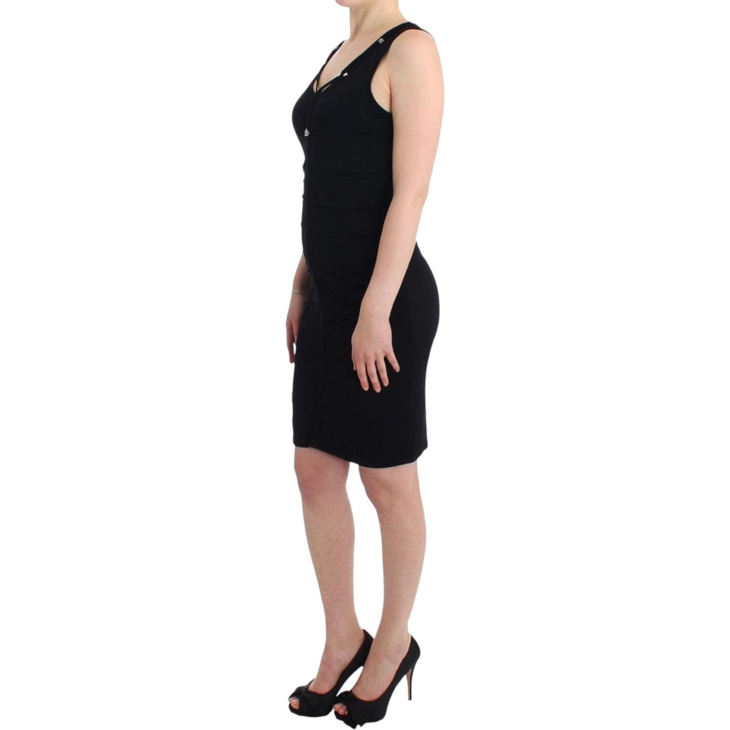 Roccobarocco Black pencil sheath dress SIG11586-2