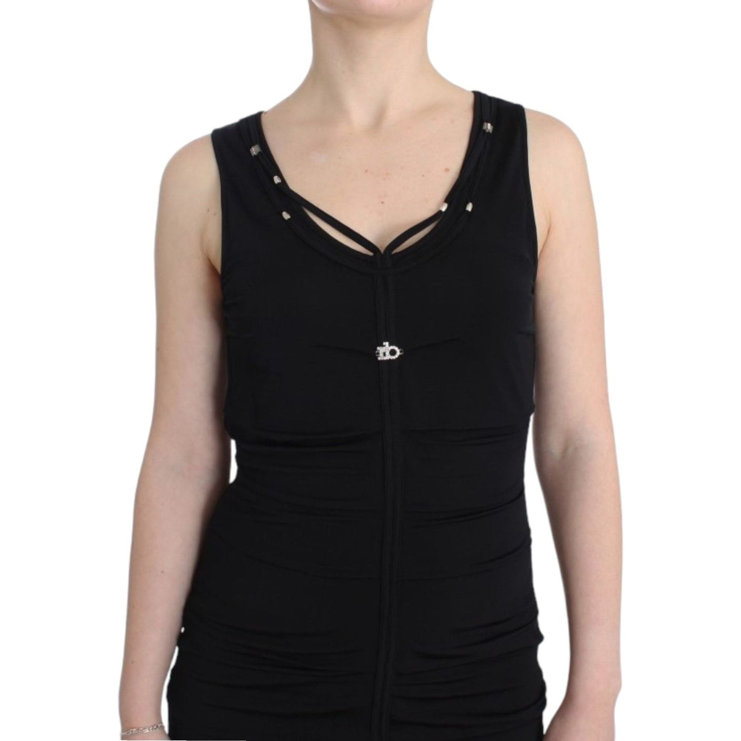 Roccobarocco Black pencil sheath dress SIG11586-2