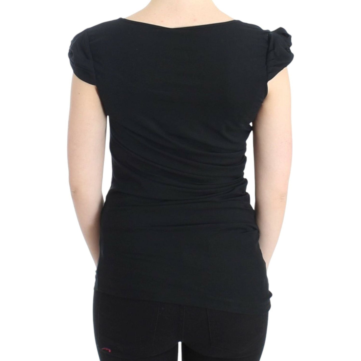 Cavalli Black Cotton Top