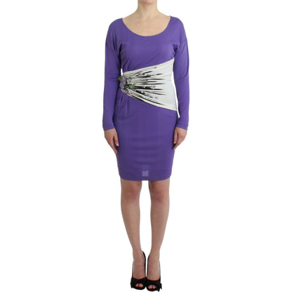 Cavalli Purple longsleeved dress