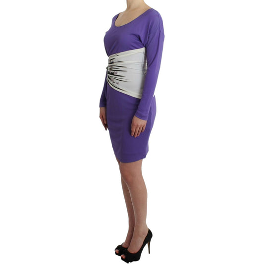 Cavalli Purple longsleeved dress SIG11484-4