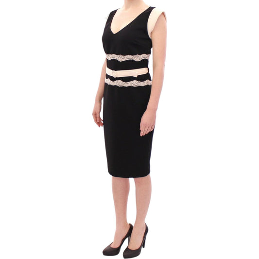 Cavalli Black lace sheath dress GSD10038-1