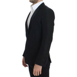 Dolce & Gabbana Black wool MARTINI slim blazer SIG12291-2