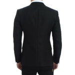 Dolce & Gabbana Black wool MARTINI slim blazer SIG12291-2