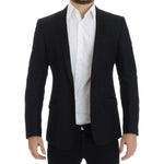 Dolce & Gabbana Black wool MARTINI slim blazer SIG12291-2