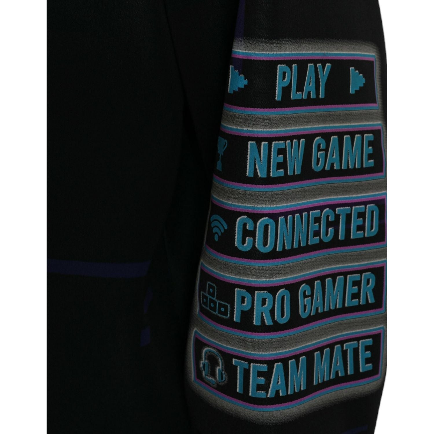 بلوفر بغطاء رأس بطبعة جرافيكية أنيقة من دولتشي آند غابانا