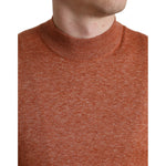 Dolce & Gabbana Orange Cashmere Crew Neck Pullover Sweater TSH84756-48