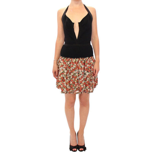 Dolce & Gabbana Multicolor floral bubble halterneck dress MOM11589-1