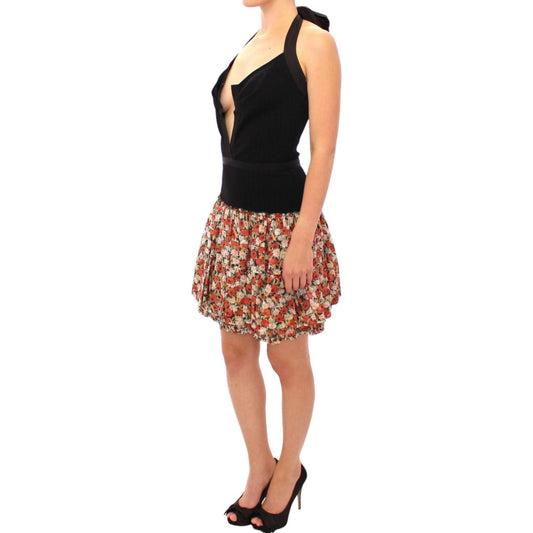 Dolce & Gabbana Multicolor floral bubble halterneck dress MOM11589-1