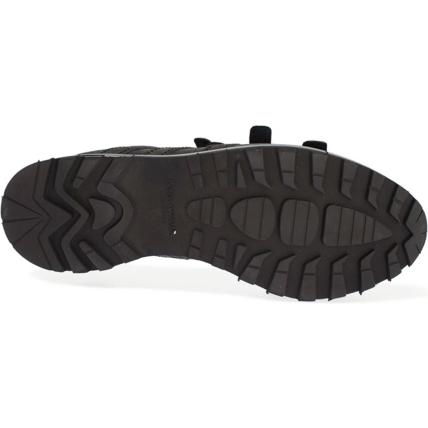 حذاء الكاحل الجلدي الأنيق باللون الرمادي من دولتشي آند غابانا