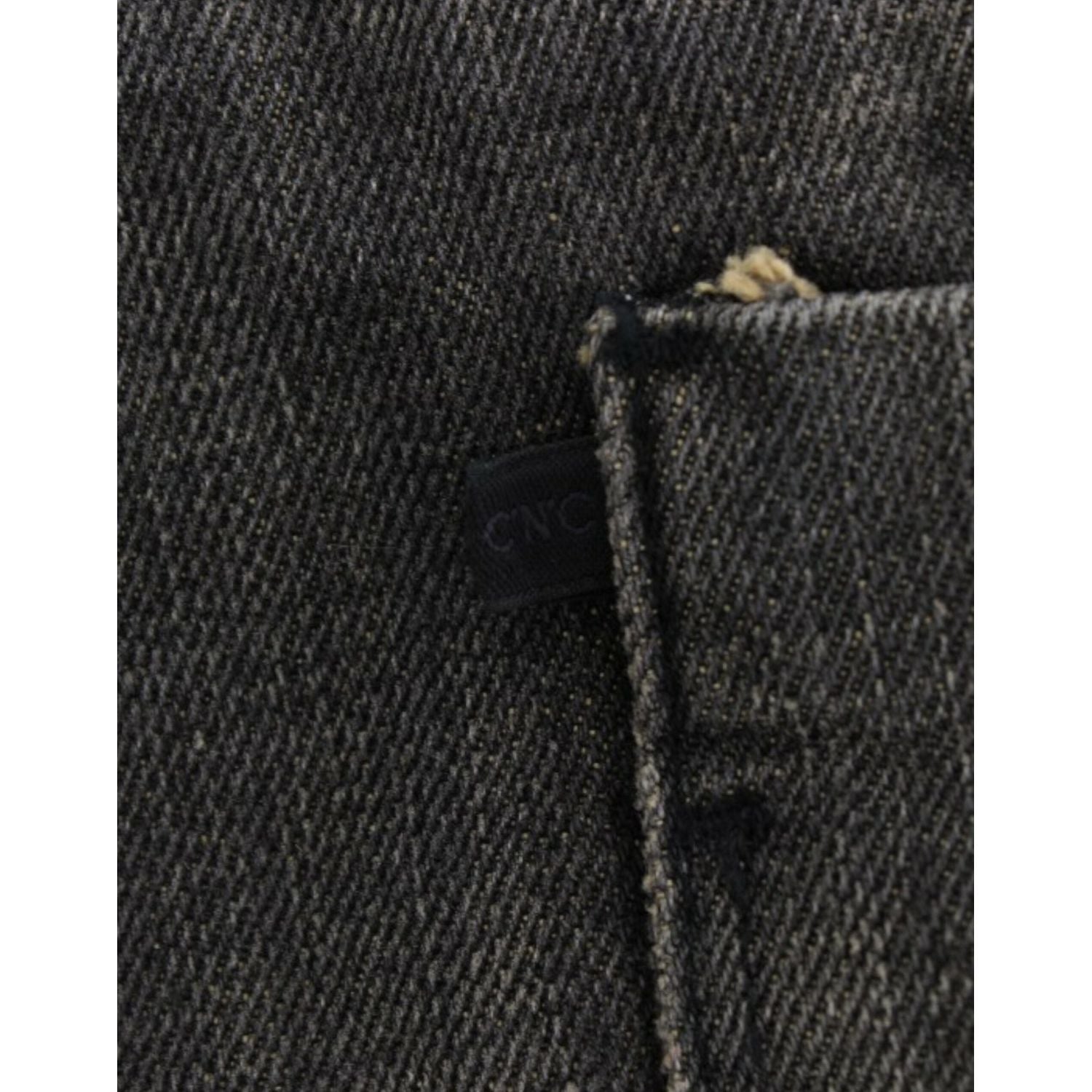 Costume National Gray distressed jeans